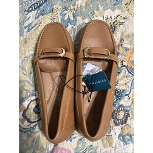 Sz 9.5 Wide Women's Aerosole Shoes Tan Flats, Almond Toe Slip-on  Loafers NWT
